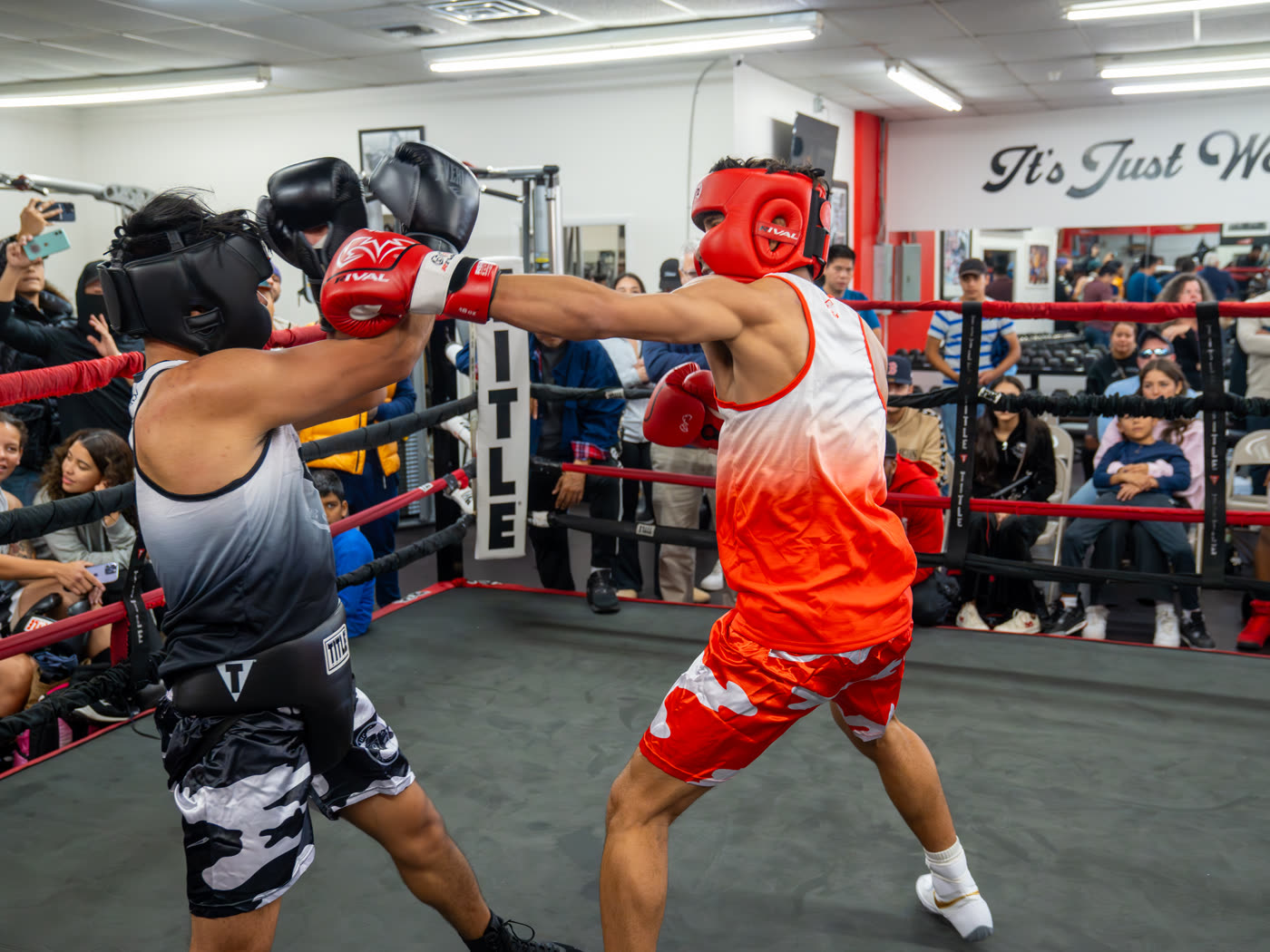 Blue Collar Boxing 2024, corner between rounds