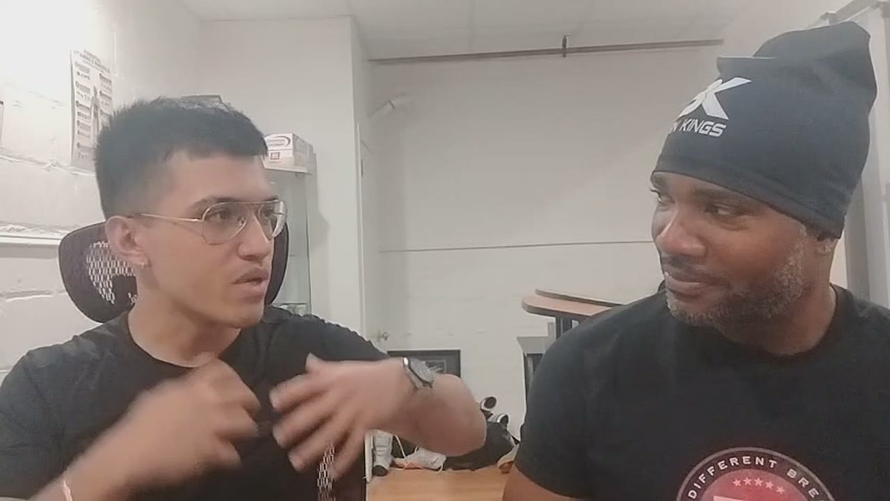 Coach P interviewing David