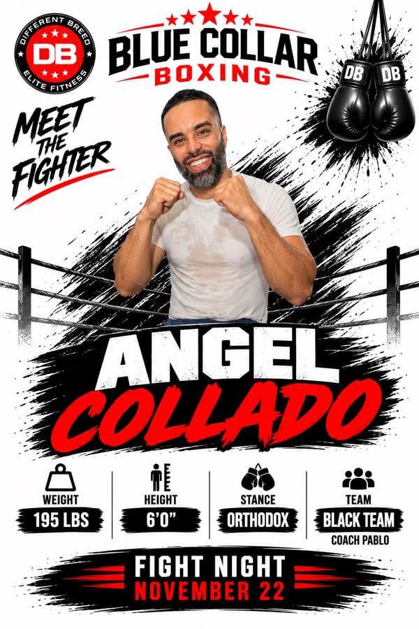 Angel Collado, Meet the Fighter card