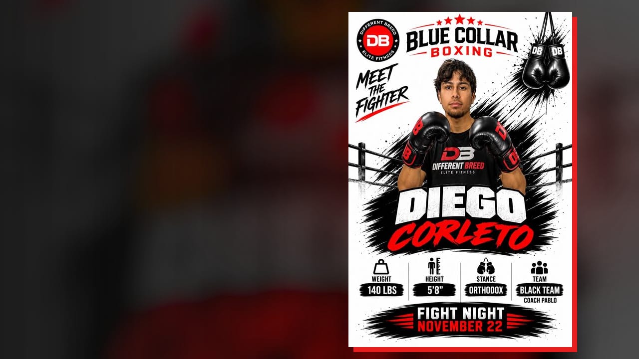 Diego Corleto, Meet the Fighter card