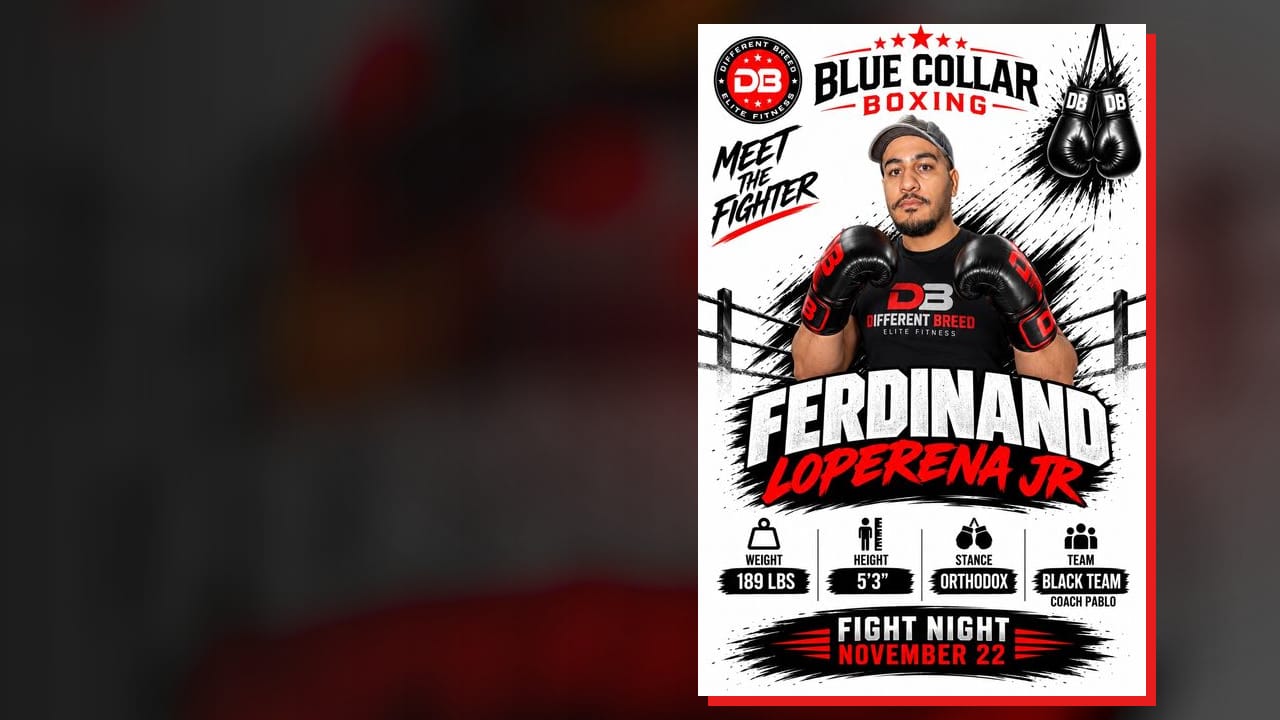 Ferdinand "Freddie" Loperena Jr., Meet the Fighter card